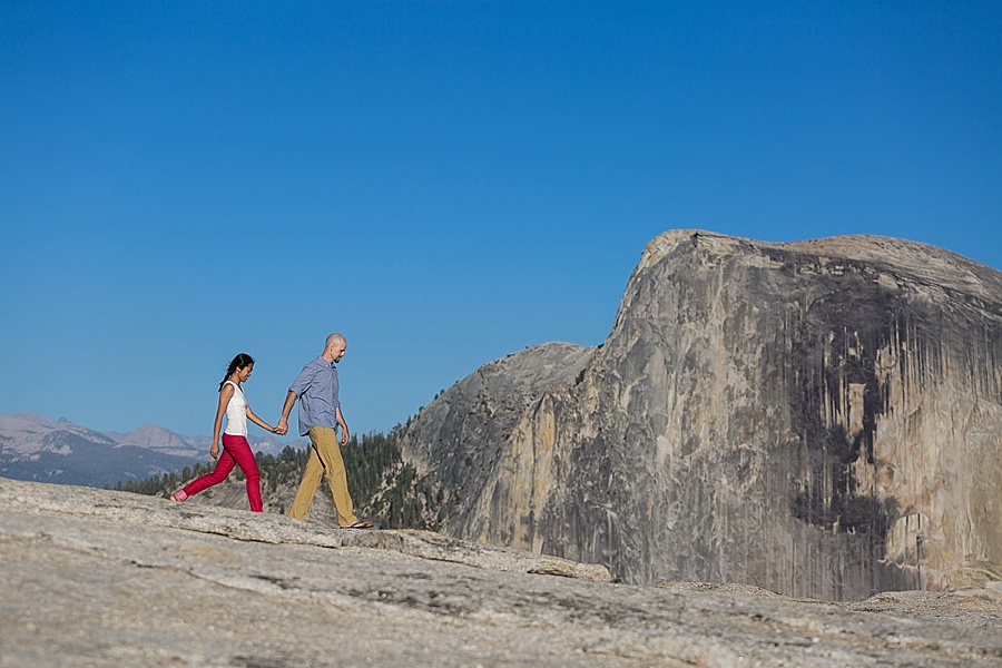 Adventure Rock Climbing Engagement in Yosemite