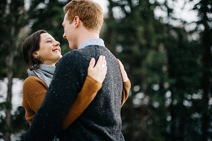 7 Vail Winter Engagement | Searching For The Light | Via MountainsideBride.com