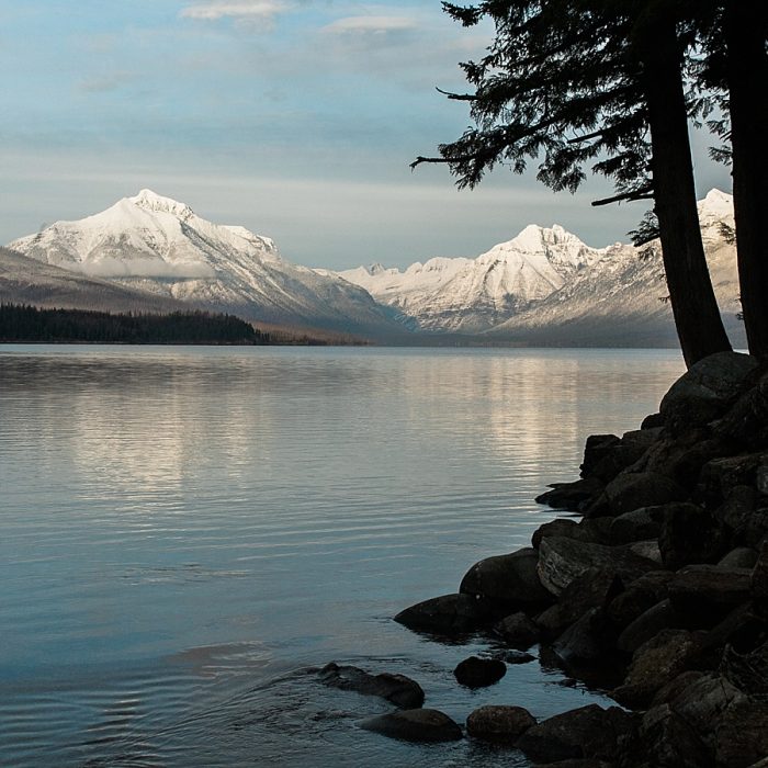 1 Glacier National Park Engagement | Joni Bilderback Photography | Via MountainsideBride.com