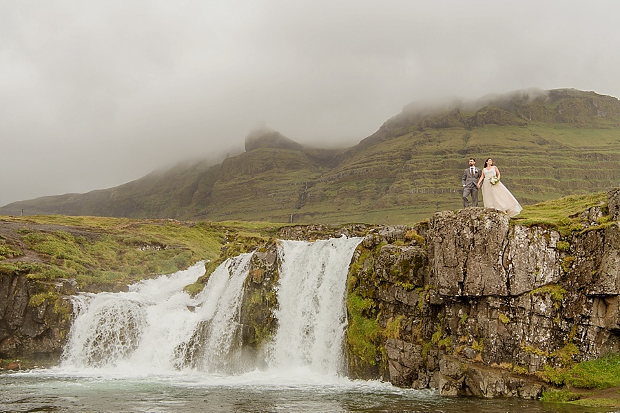 Windswept Wedding Portraits in Iceland