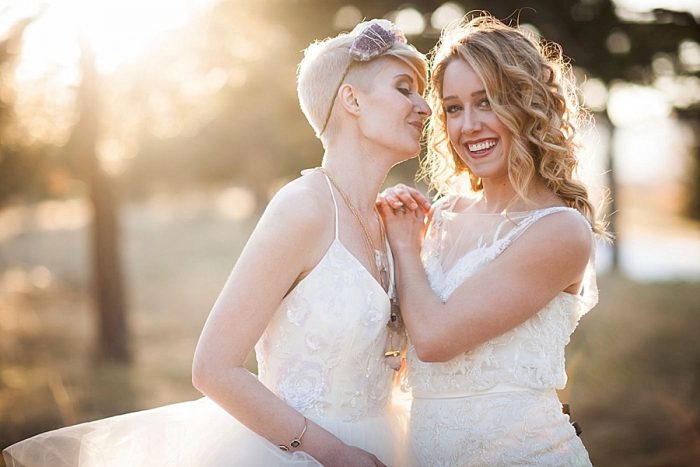 23 Colorado Same Sex Boho Wedding Inspiration | Katie Keighin Photography |via MountainsideBride.com