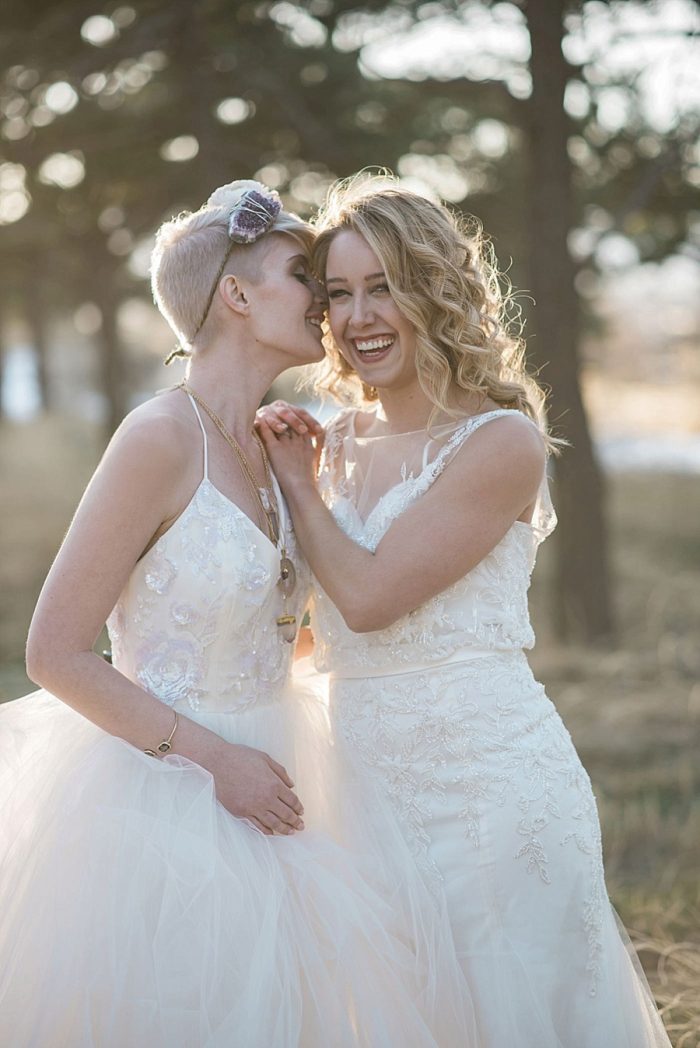 37 Colorado Same Sex Boho Wedding Inspiration | Katie Keighin Photography |via MountainsideBride.com
