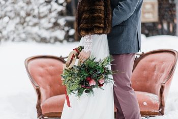 24 White Mountain New Hampshire Winter Wedding Inspiration Jesse Wyman Via MountainsideBride.com