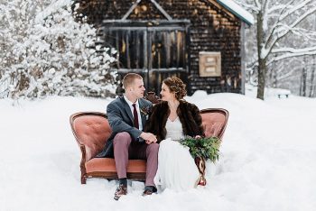 26 White Mountain New Hampshire Winter Wedding Inspiration Jesse Wyman Via MountainsideBride.com