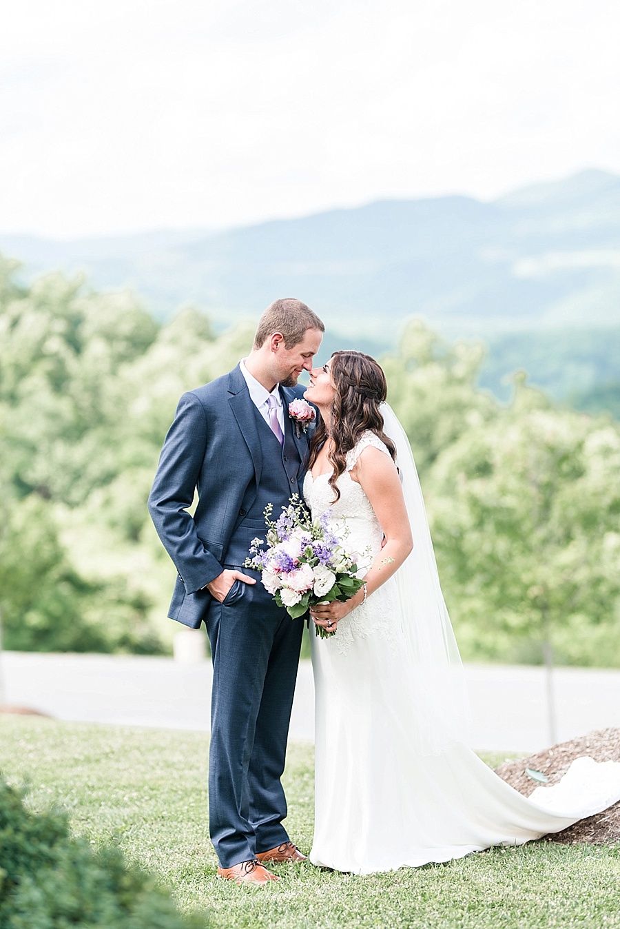 Lexington Virginia Wedding with Sweeping Mountain Views