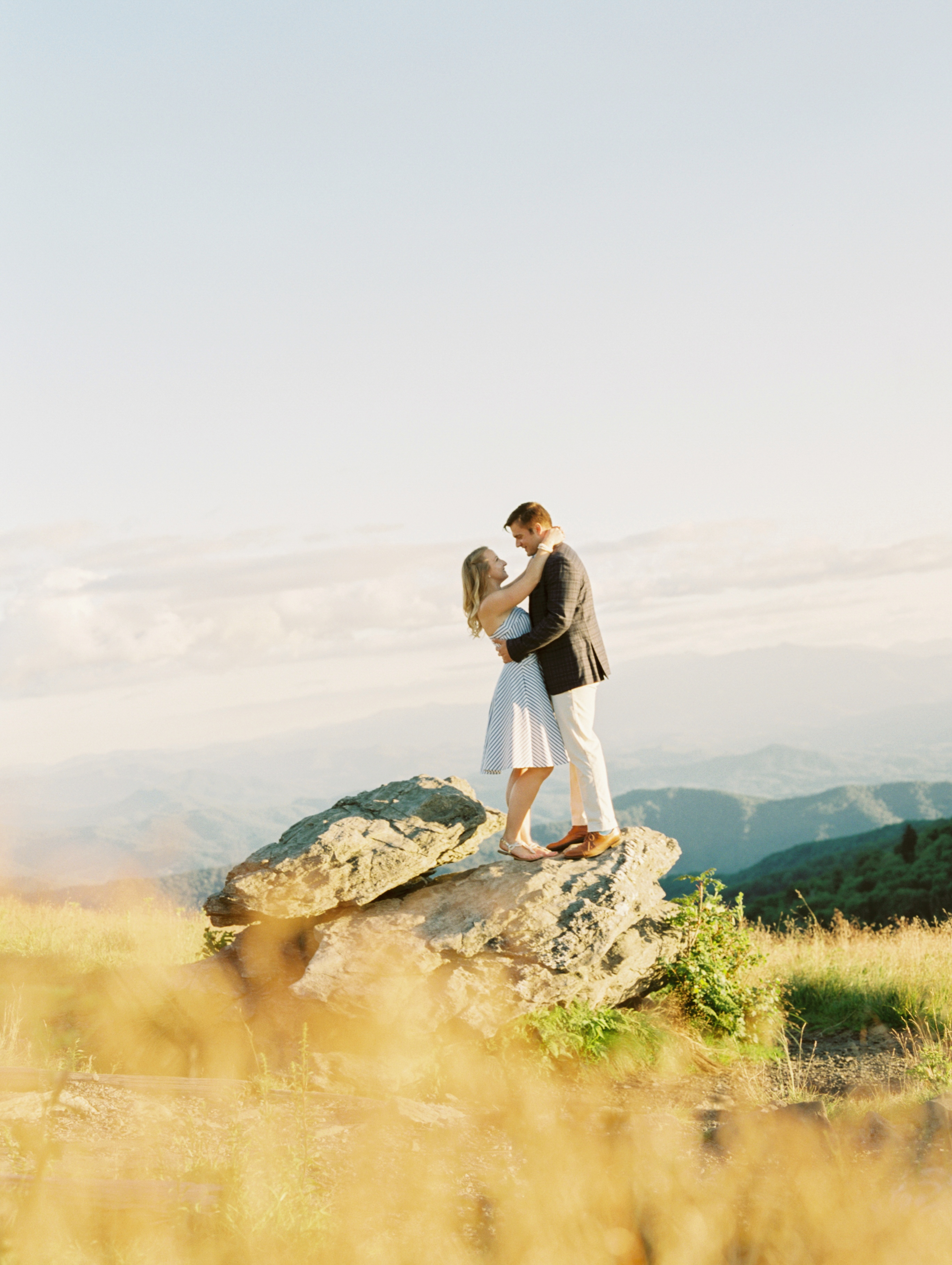 Sweet Roan Mountain Engagement Session