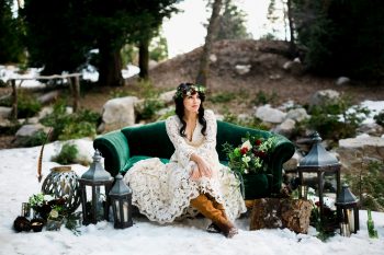 1 Big Bear Winter Wedding Inpiration Sarah Mack Photo Via MountainsideBride.com