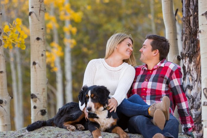 13 Fall Engagement In Vail Colorado Bergreen Photography Via MountainsideBride