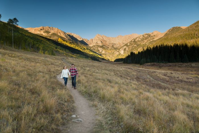 18 Fall Engagement In Vail Colorado Bergreen Photography Via MountainsideBride