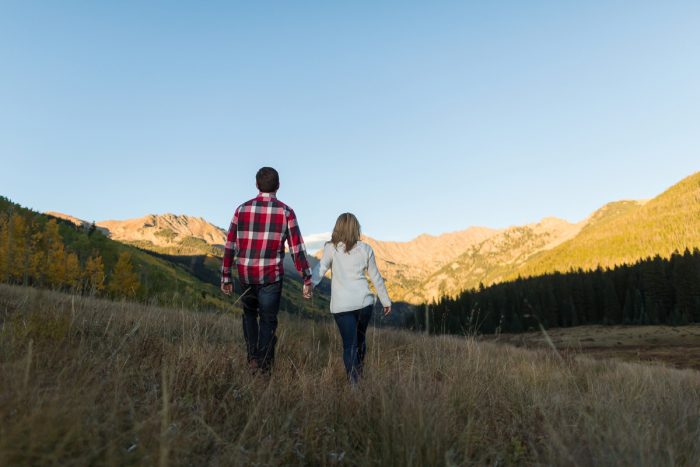 23 Fall Engagement In Vail Colorado Bergreen Photography Via MountainsideBride
