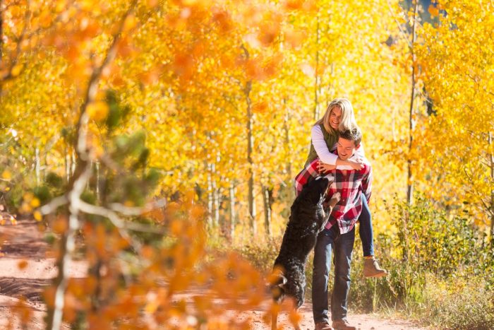 3 Fall Engagement In Vail Colorado Bergreen Photography Via MountainsideBride