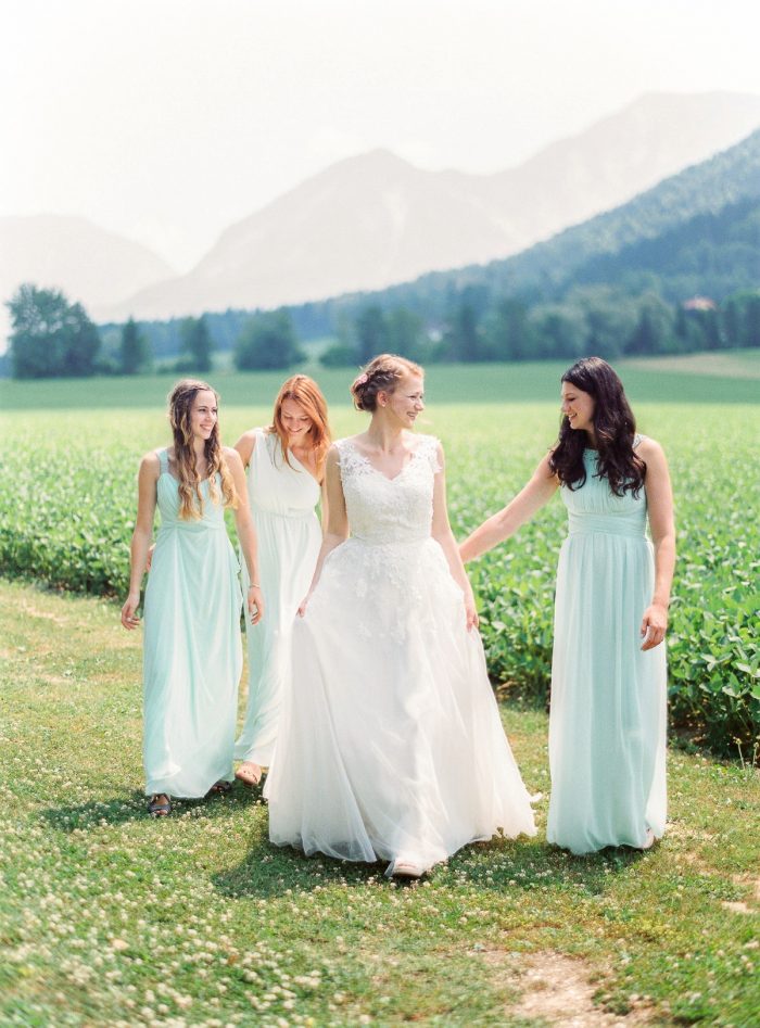 5 Group Shots Colorful Austrian Wedding Theresa Pewal Via MountainsideBride.com 