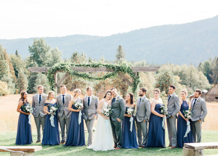 Blue And Gray Weddings