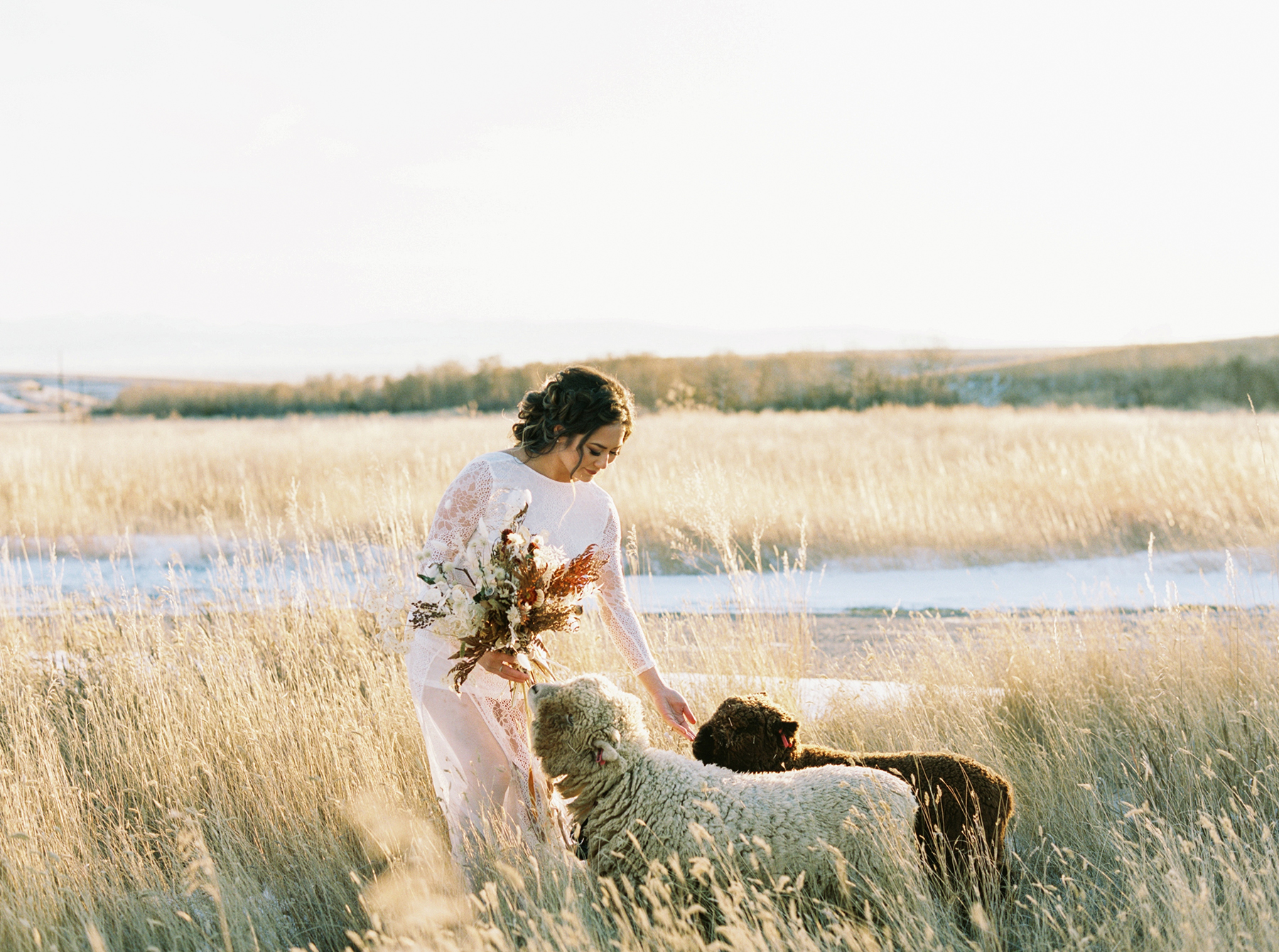 Rustic Glamping Bridal Inspiration in Montana