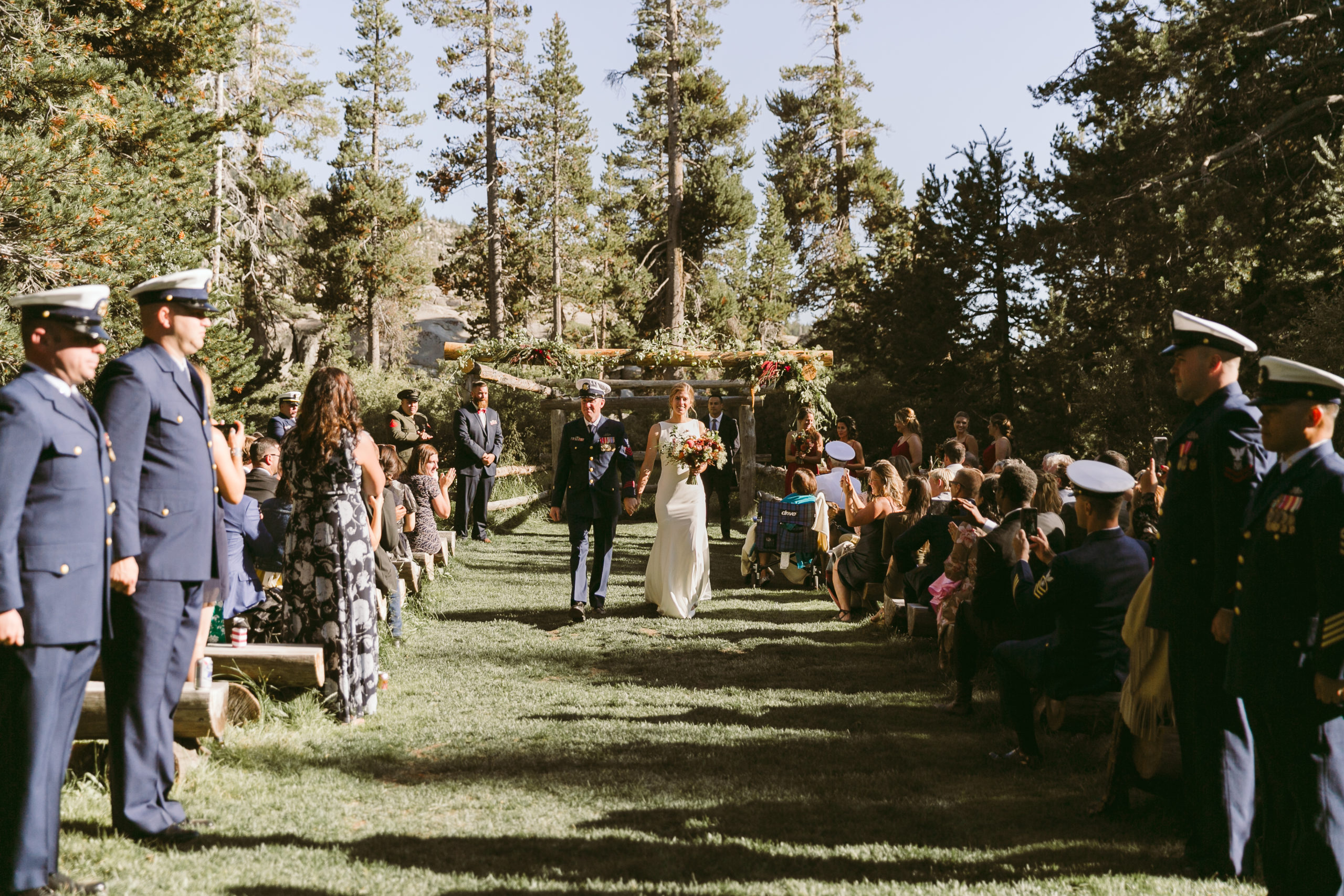 Fall Military Wedding in Northern California