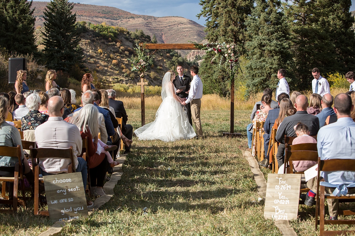 Outdoor Vail Colorado Wedding
