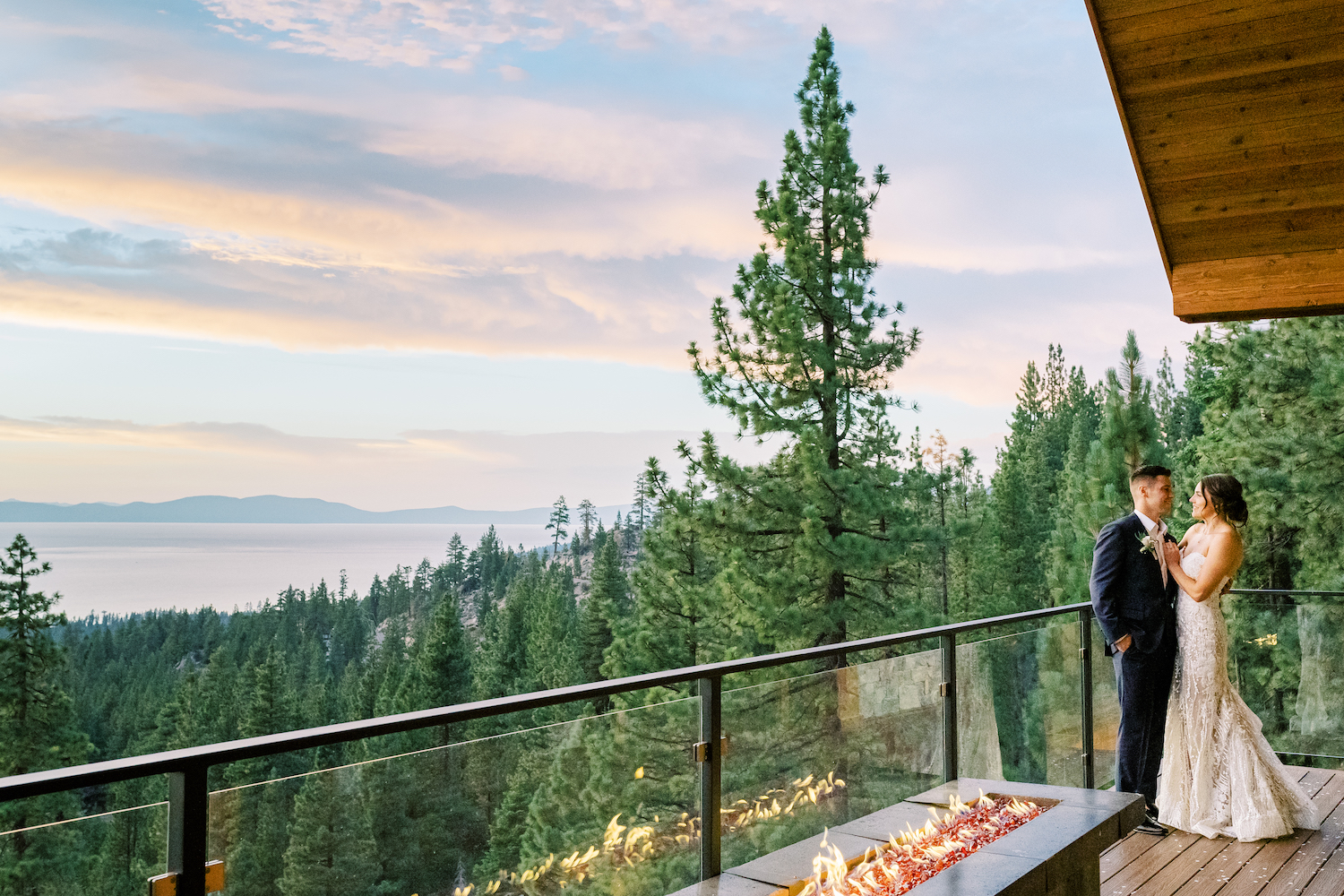 Romantic and Elegant Lake Tahoe Micro Wedding
