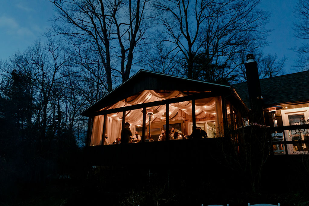 Cabin in the Woods Wedding in New York | Mountainside Bride