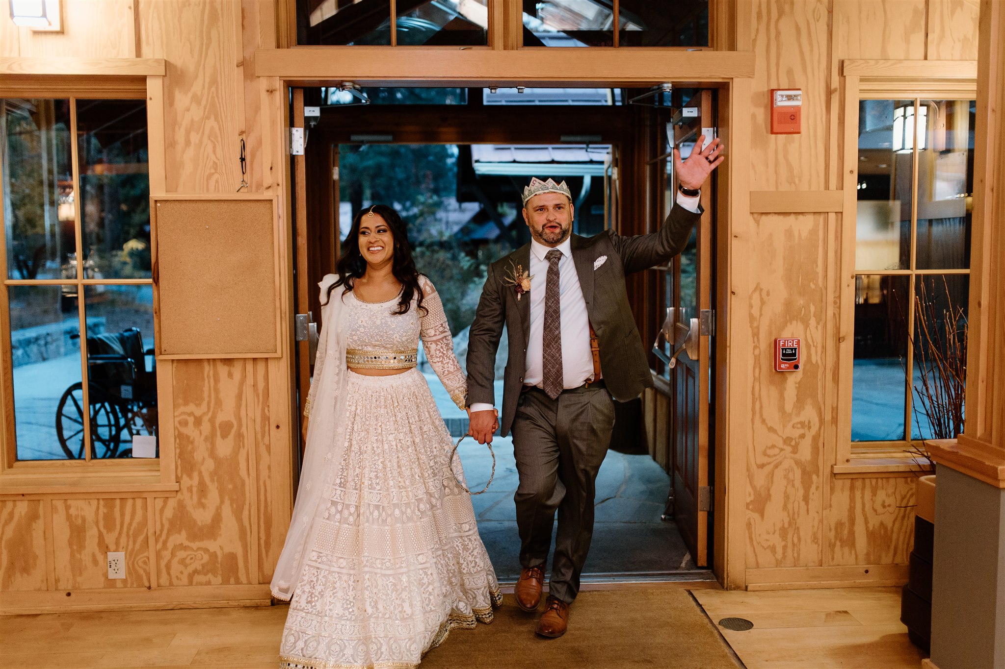 Vibrant Union: Enchanting Indian-Mountain Wedding | Mountainside Bride