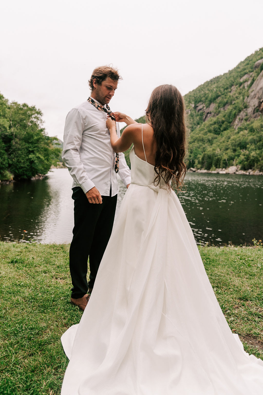 mountain wedding, mountain bride, Adirondacks wedding, mountain elopement