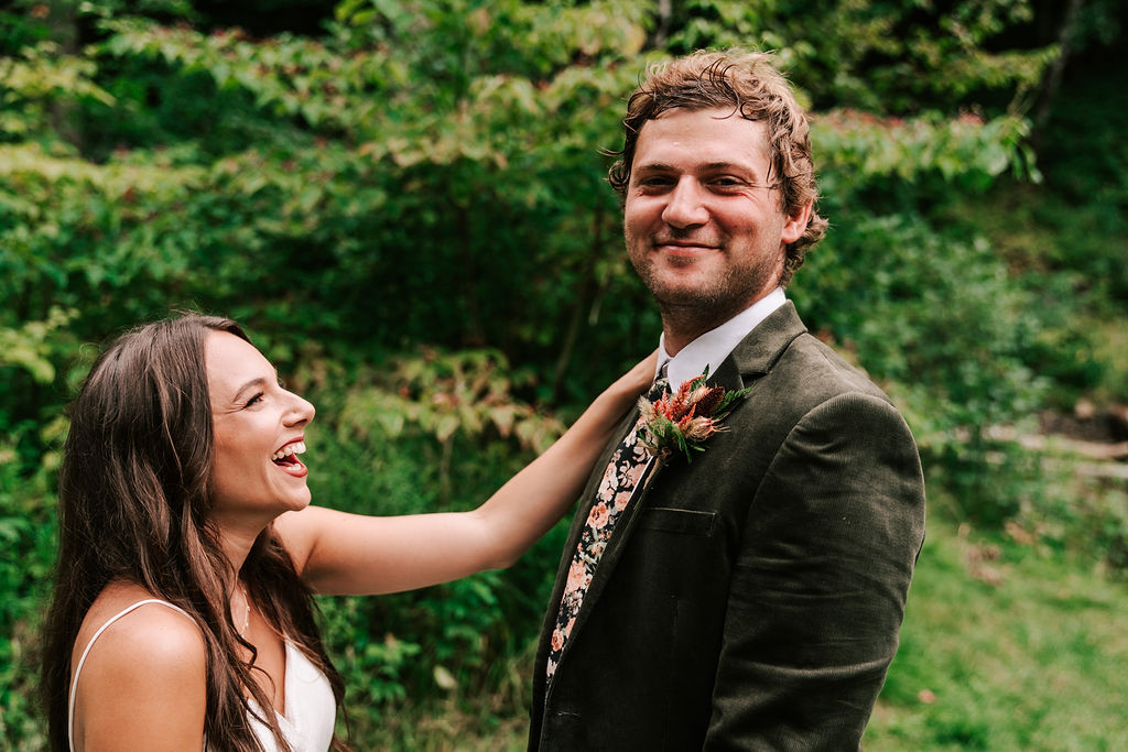 mountain wedding, mountain bride, Adirondacks wedding, mountain elopement