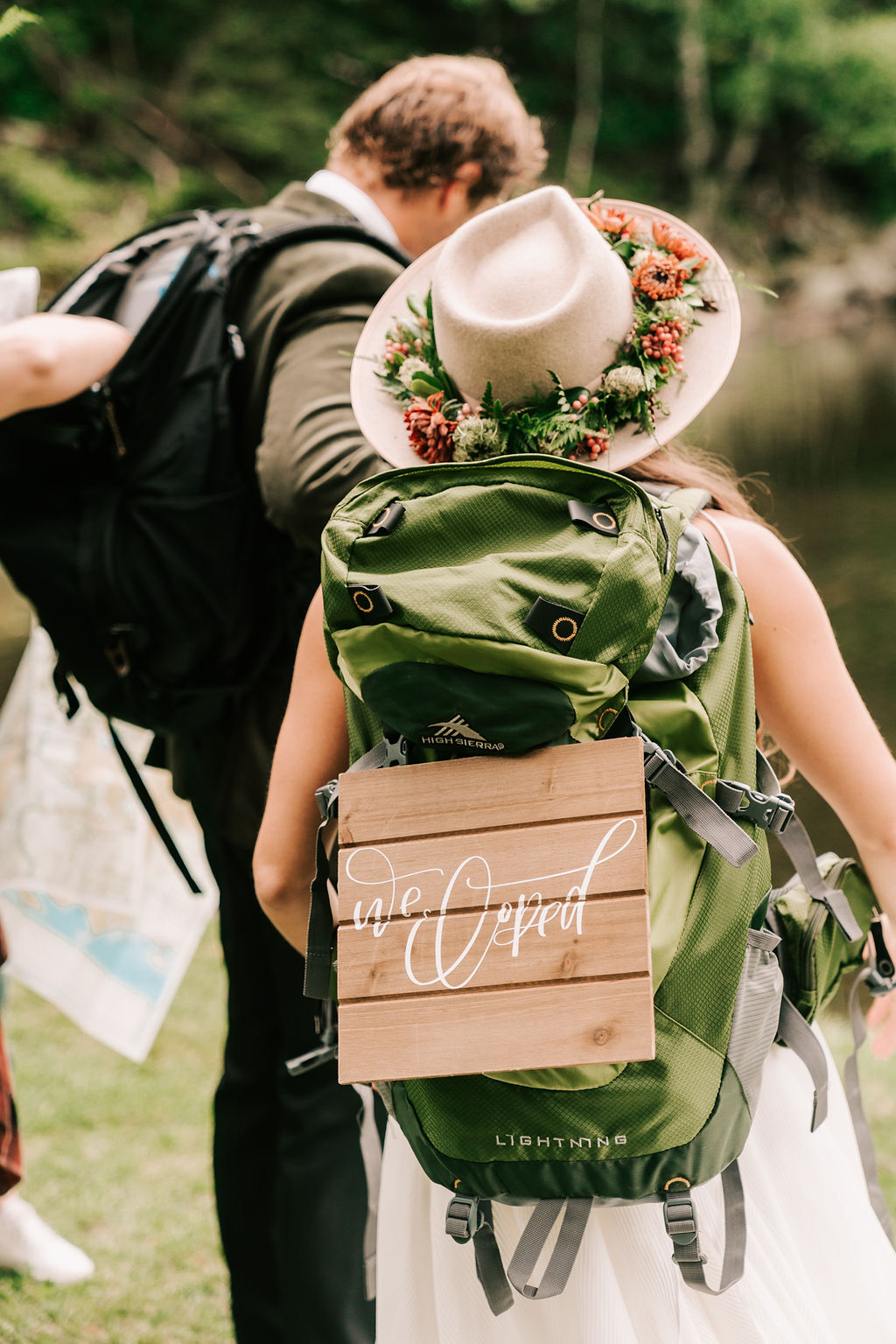 mountain wedding, mountain bride, Adirondacks wedding, mountain elopement