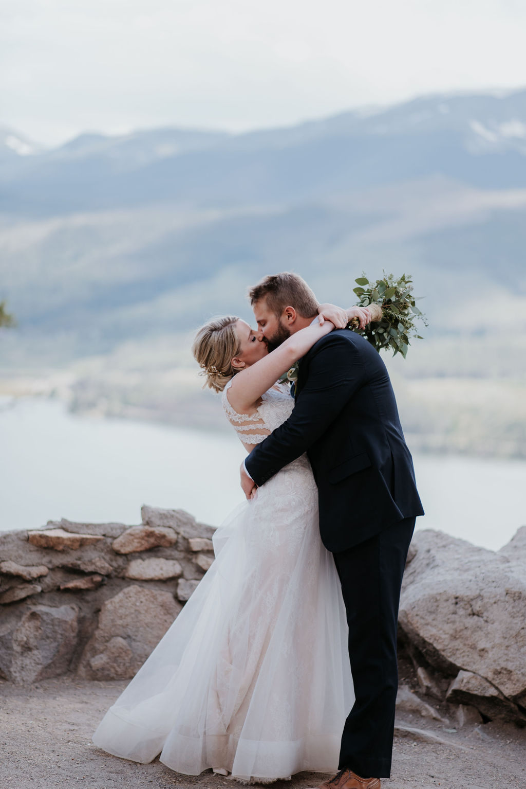 Run Away to Sapphire Point for an Epic Elopement | Mountain Side Bride