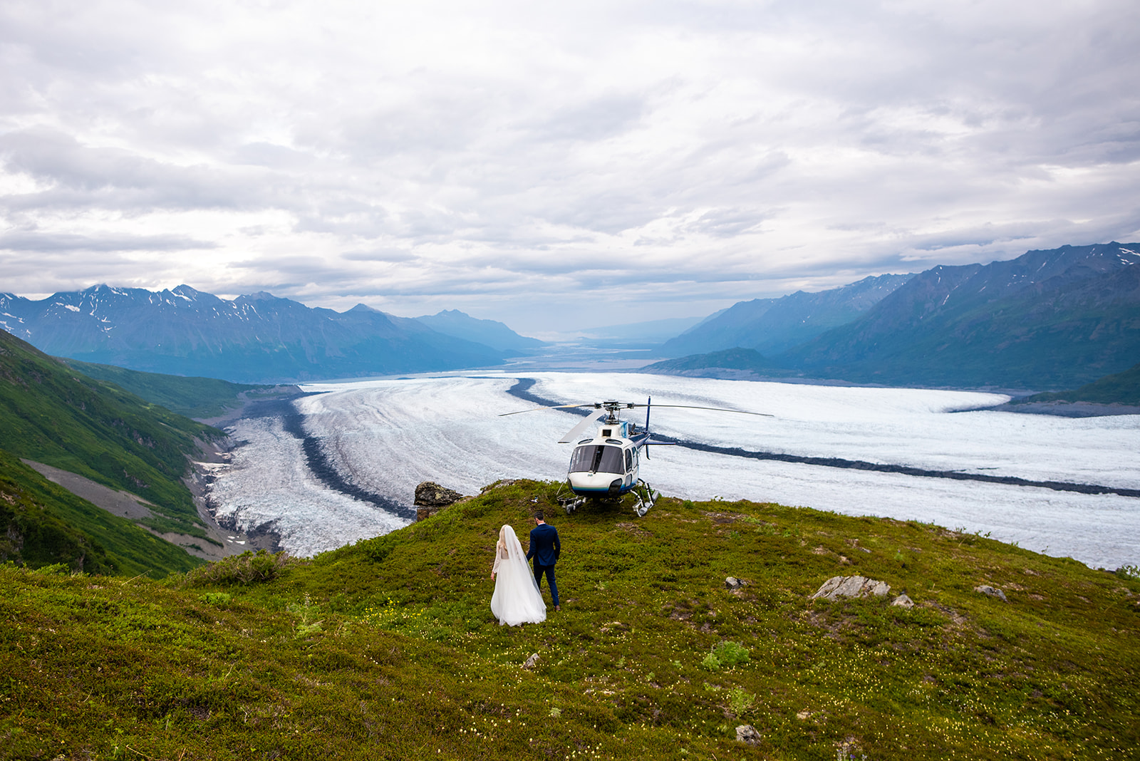 Let Love Take You To New Heights With A Helicopter Elopement in Alaska