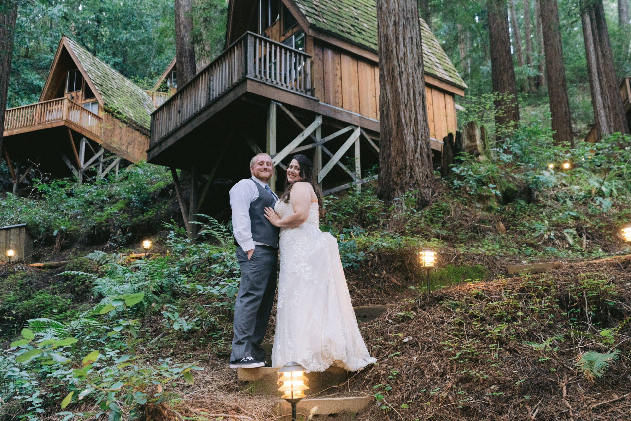 Rustic Forest Santa Cruz Mountain Wedding