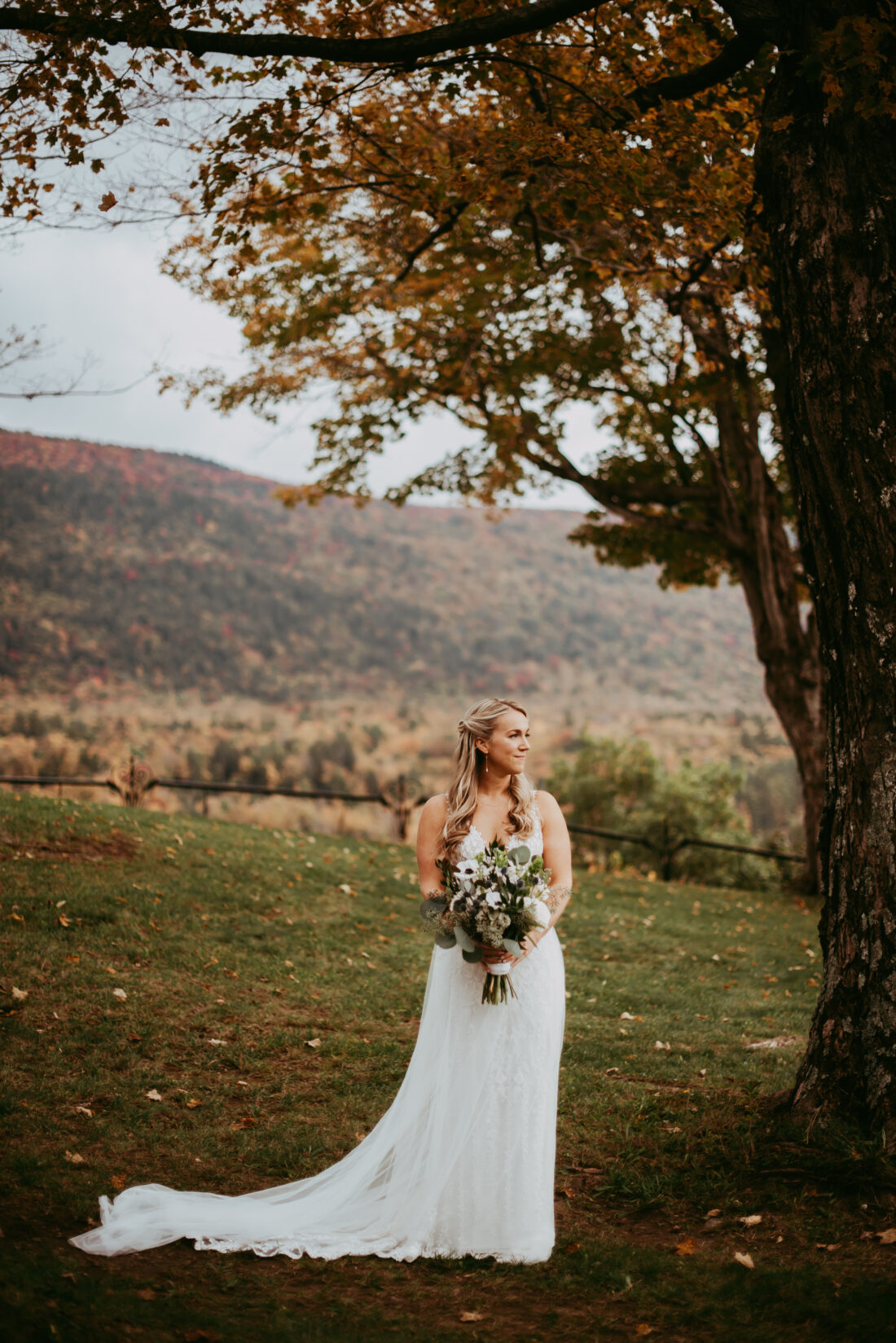 mountain wedding, mountain bride,