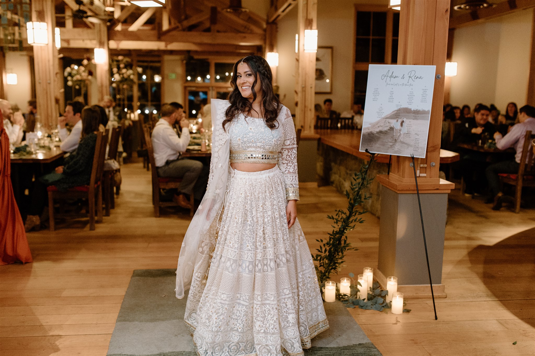 Vibrant Union: Enchanting Indian-Mountain Wedding